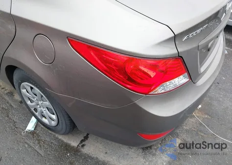 2012 Hyundai Accent Gls z USA, uszkodzony, nr VIN KMHCT4AE6CU038847